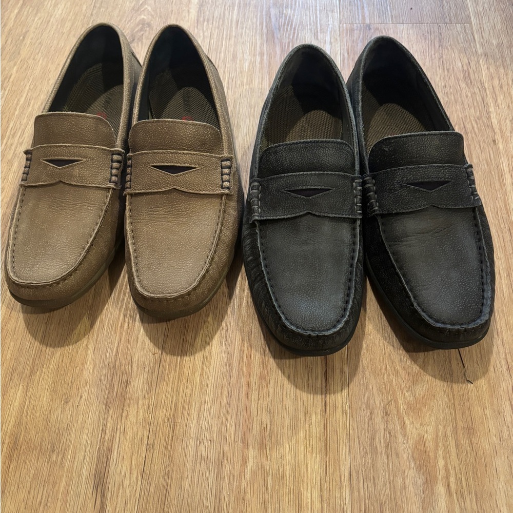 johnnie - O Men’s Mox Loafer, Tan and Gray
Size 9- 2 for 1